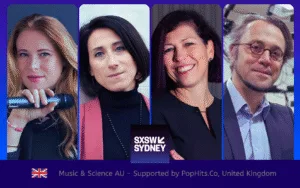 SXSW Sydney 2025 Prescribing Music panel featuring experts in music medicine and healthcare innovation